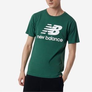 Holiday SALE. New Balance Men's NB Essentials Stacked Logo Tee